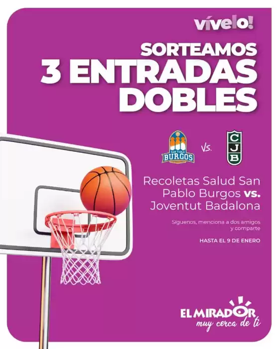Catálogo El Mirador de Burgos | Sorteo | 2026-01-05T00:00:00.000Z - 2026-01-09T00:00:00.000Z