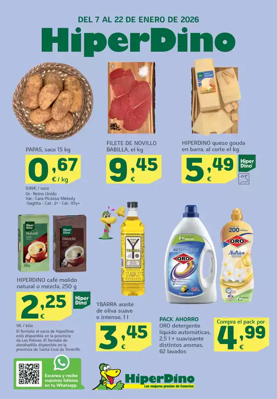 Catálogo HiperDino en Sant Andreu de la Barca | Ofertas desde el 7 de enero | 2026-01-07T00:00:00.000Z - 2026-01-22T00:00:00.000Z