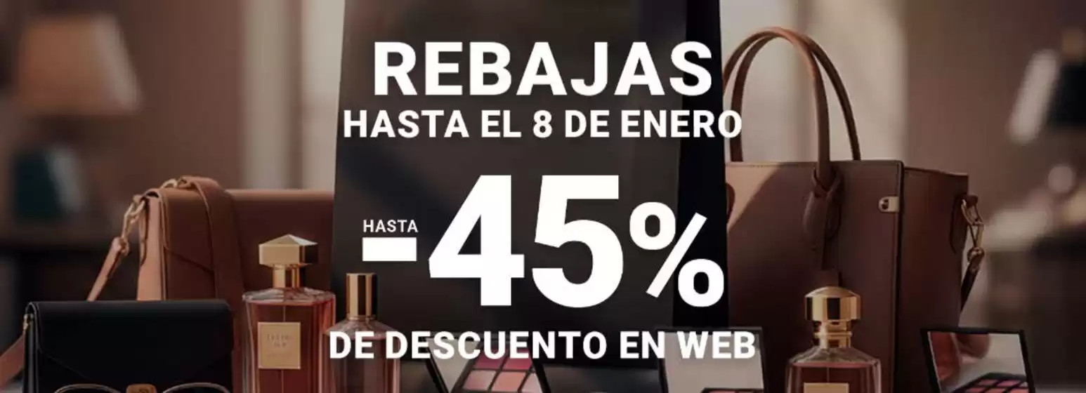 Catálogo Perfumerías Sabina en Alcázar de San Juan | Hasta -45% | 2026-01-05T00:00:00.000Z - 2026-01-08T00:00:00.000Z
