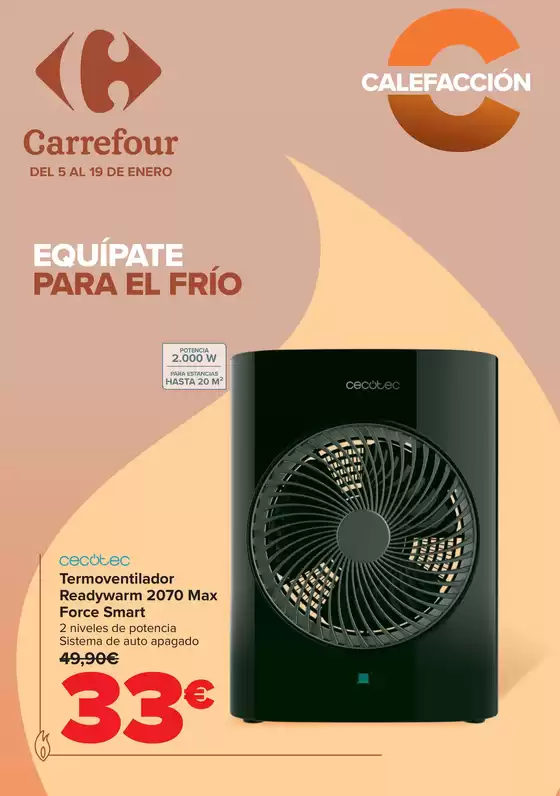 Catálogo Carrefour en Torrelavega | Calefacción | 2026-01-05T00:00:00.000Z - 2026-01-19T00:00:00.000Z