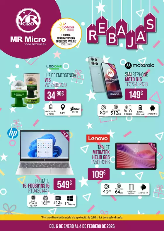 Catálogo MR Micro en Vigo | Del 6 De Enero Al 4 De Febrero De 2026 | 2026-01-06T00:00:00.000Z - 2026-02-04T00:00:00.000Z