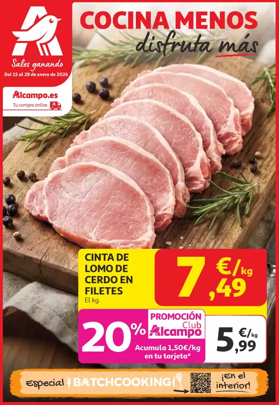 Catálogo Alcampo | Cocina Menos Disfruta Más | 2026-01-15T00:00:00.000Z - 2026-01-28T00:00:00.000Z