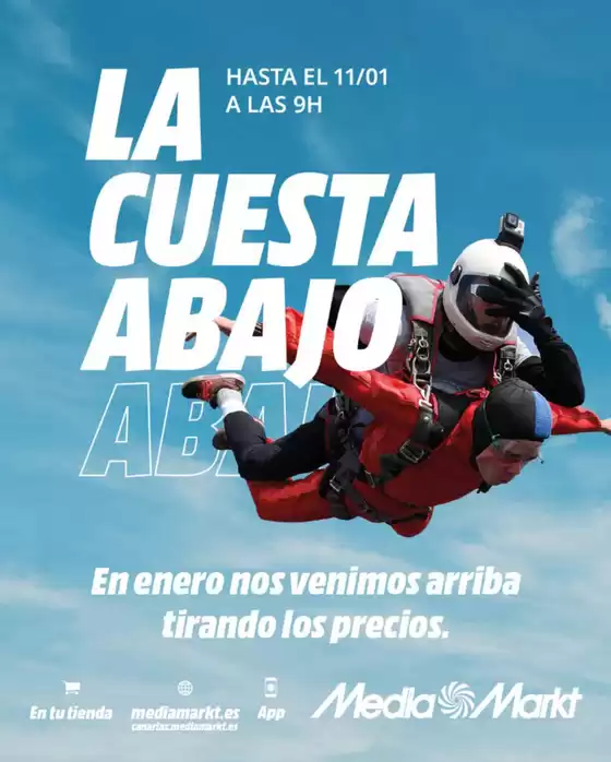 Catálogo MediaMarkt en Vigo | En Enero Nos Venimos Arriba Tirando Los Precios | 2026-01-06T00:00:00.000Z - 2026-01-11T00:00:00.000Z
