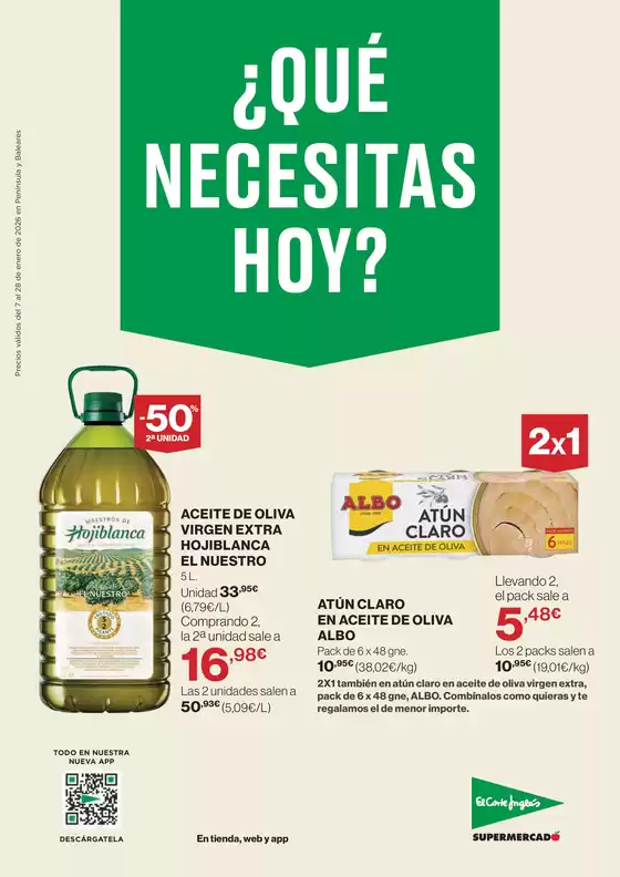 Catálogo El Corte Inglés en Vendrell | ¿Qué necesitas hoy? | 2026-01-07T00:00:00.000Z - 2026-01-28T00:00:00.000Z