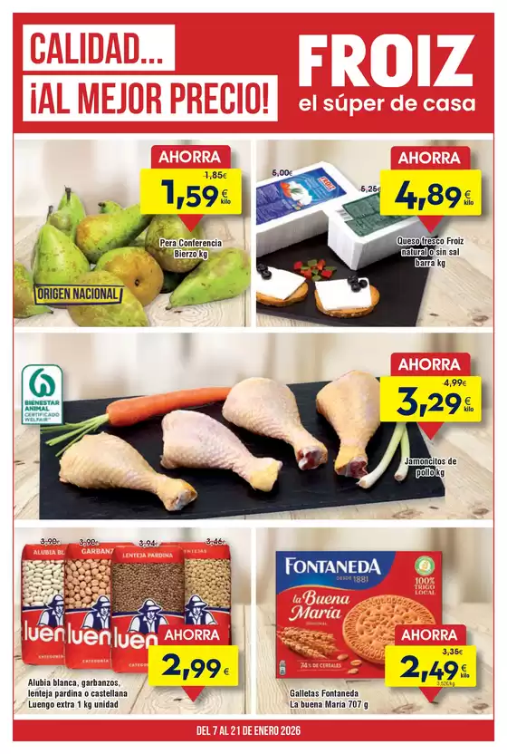 Catálogo Froiz en Tomiño | Del 7 Al 21 De Enero 2026 | 2026-01-07T00:00:00.000Z - 2026-01-21T00:00:00.000Z