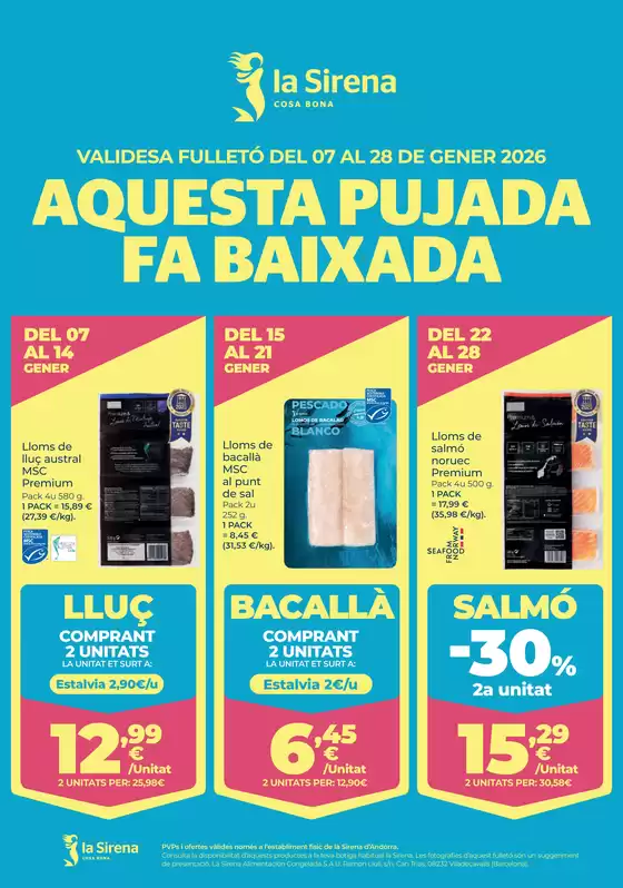 Catálogo La Sirena en Tomiño | Aquesta Pujada Fa Baixada | 2026-01-07T00:00:00.000Z - 2026-01-28T00:00:00.000Z