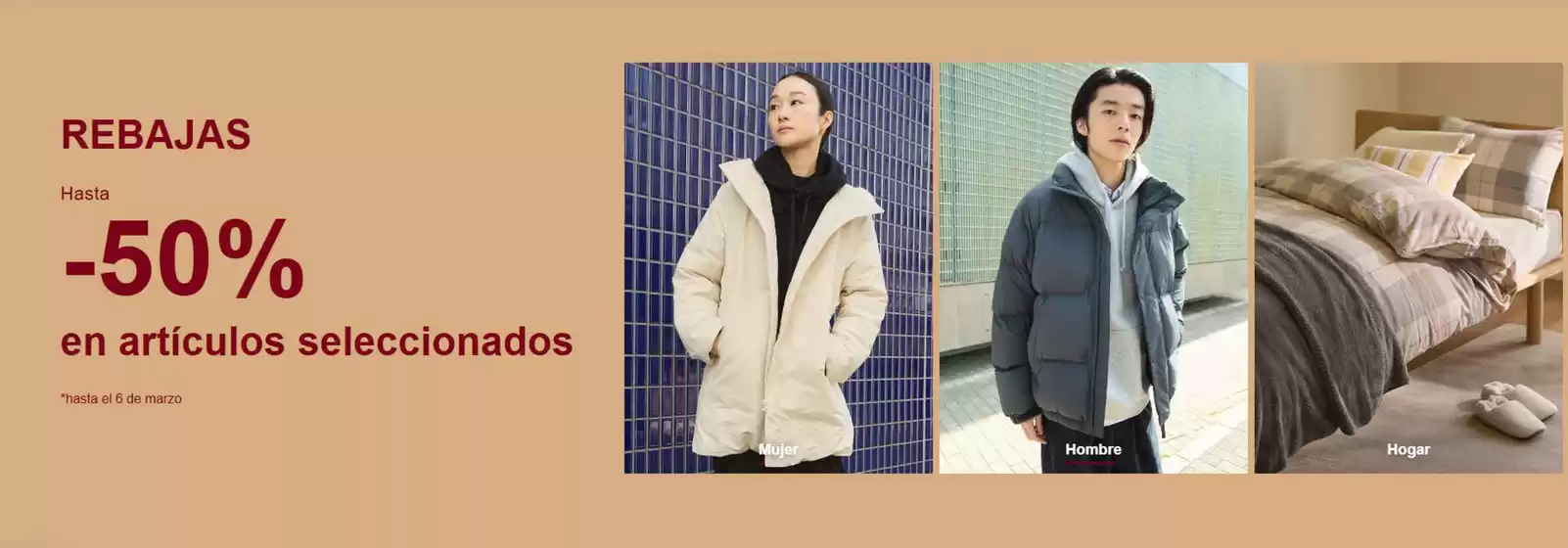 Catálogo Muji en Verín | Hasta -50% en artículos seleccionados | 2026-01-07T00:00:00.000Z - 2026-03-06T00:00:00.000Z