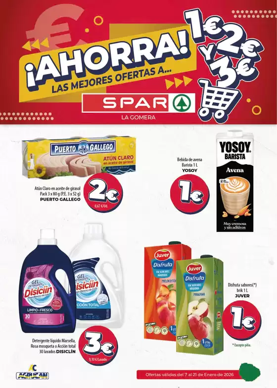 Catálogo Spar Tenerife en Lekeitio | Ofertas válidas del 7 al 21 de Enero de 2026 | 2026-01-07T00:00:00.000Z - 2026-01-21T00:00:00.000Z