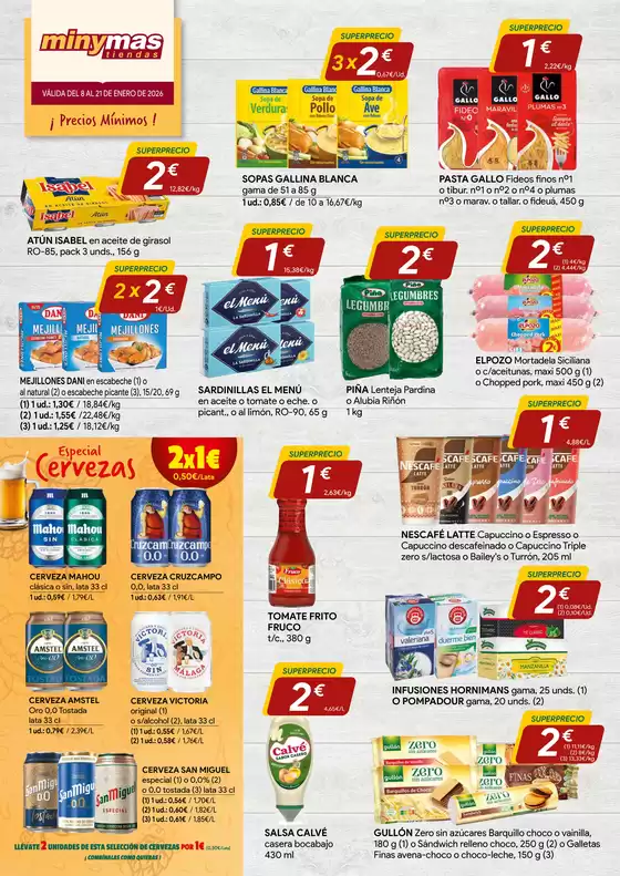 Catálogo minymas en Lekeitio | Válida Del 8 Al 21 De Enero De 2026 | 2026-01-08T00:00:00.000Z - 2026-01-21T00:00:00.000Z