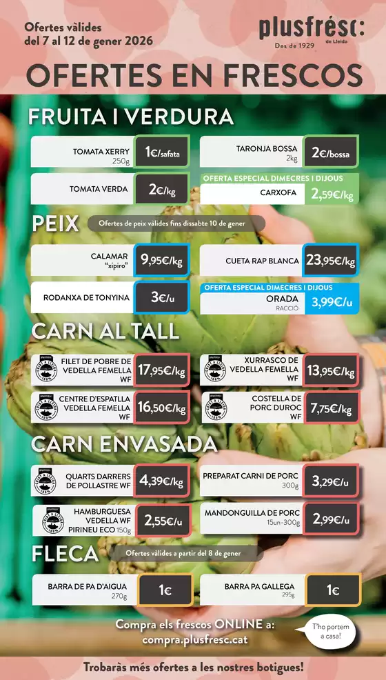 Catálogo Plusfresc | Ofertes En Frescos | 2026-01-08T00:00:00.000Z - 2026-01-12T00:00:00.000Z