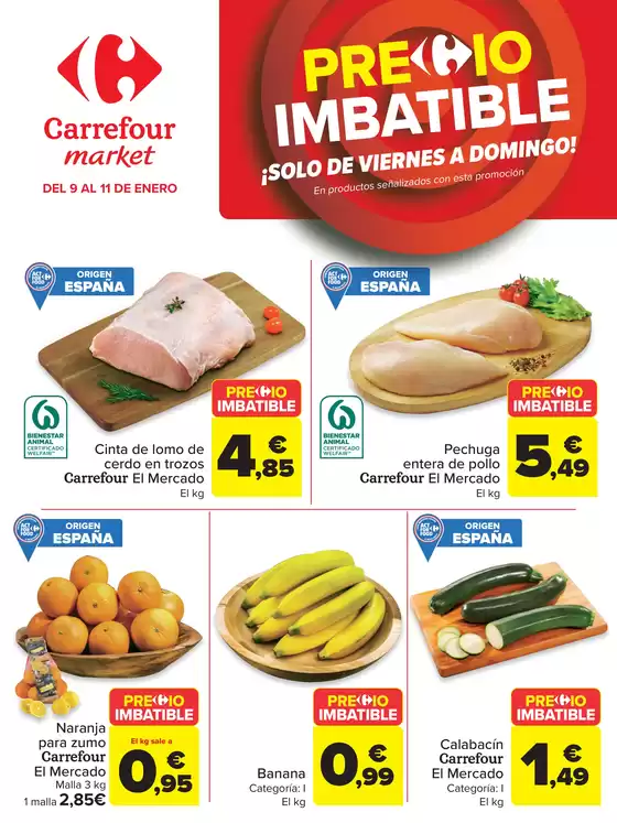 Catálogo Carrefour Market en Laviana | PRECIO IMBATIBLE | 2026-01-09T00:00:00.000Z - 2026-01-11T00:00:00.000Z