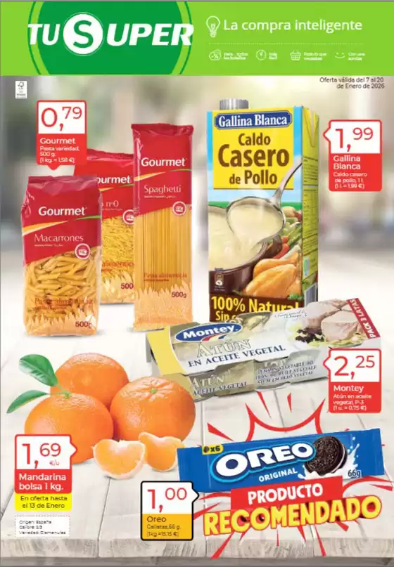Catálogo Tu Super | Oferta välida del 7 al 20 de Enero de 2026 | 2026-01-08T00:00:00.000Z - 2026-01-20T00:00:00.000Z