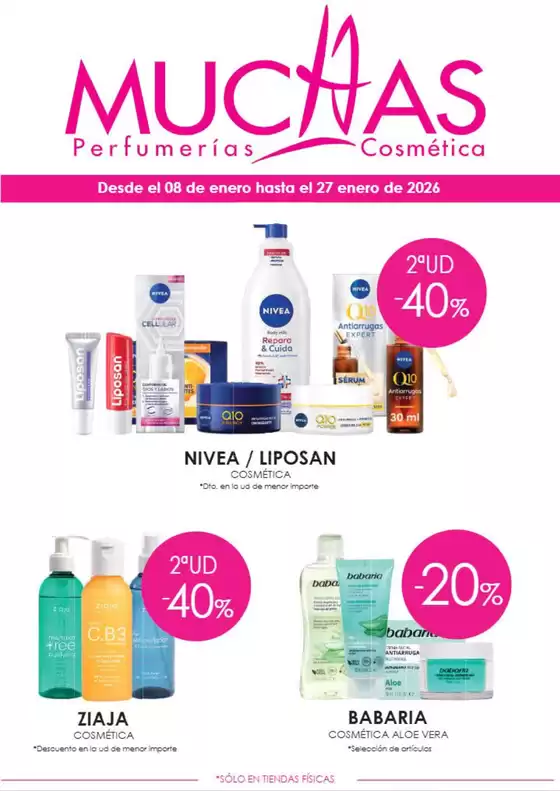 Catálogo Muchas Perfumerías en Huelva | Desde el 08 de enero hasta el 27 enero de 2026 | 2026-01-08T00:00:00.000Z - 2026-01-27T00:00:00.000Z