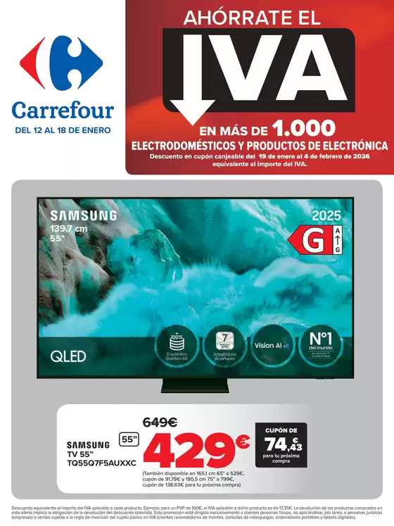 Catálogo Carrefour |  AHORRATE EL IVA | 2026-01-12T00:00:00.000Z - 2026-01-18T00:00:00.000Z
