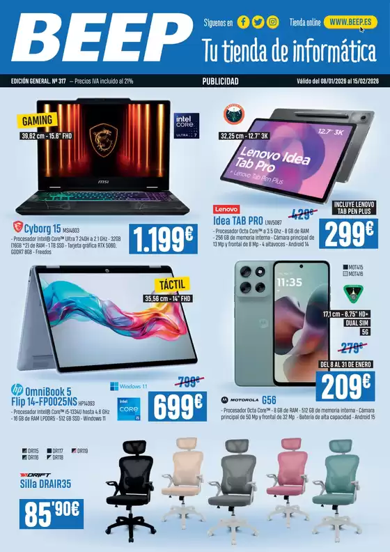Catálogo Beep en Vigo | Válido Del 08/01/2026 Al 15/02/2026 | 2026-01-08T00:00:00.000Z - 2026-02-15T00:00:00.000Z