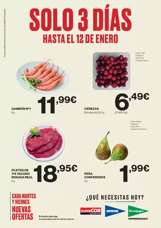 Catálogo Supercor | Solo 3 Días | 2026-01-09T00:00:00.000Z - 2026-01-12T00:00:00.000Z