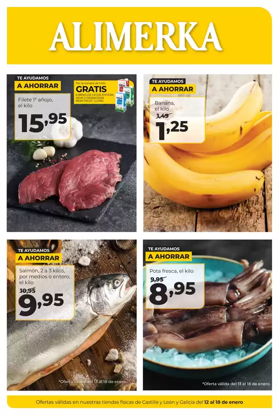 Catálogo Alimerka en Barcelona | Semanal del - Alimerka | 2026-01-12T00:00:00.000Z - 2026-01-18T00:00:00.000Z