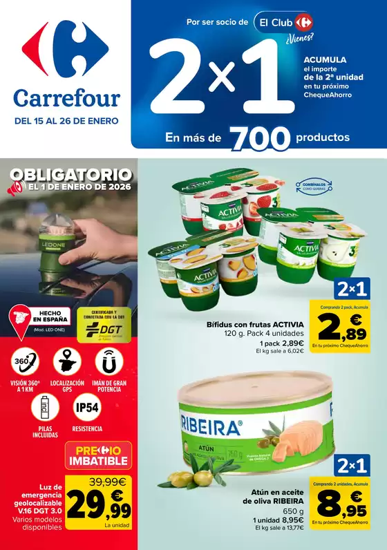 Catálogo Carrefour en Alcobendas | 2X1 ACUMULA CLUB + 2ªUD. AL -50% | 2026-01-15T00:00:00.000Z - 2026-01-26T00:00:00.000Z