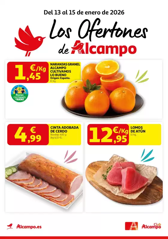 Catálogo Alcampo | Los Ofertones De Alcampo | 2026-01-13T00:00:00.000Z - 2026-01-15T00:00:00.000Z