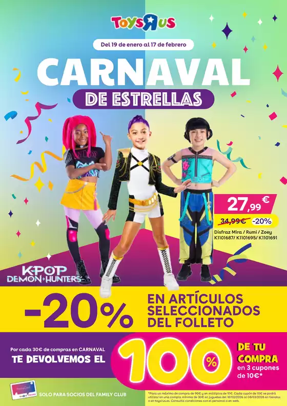 Catálogo ToysRus en Palma de Mallorca | Carnaval de estrellas  | 2026-01-19T00:00:00.000Z - 2026-02-17T00:00:00.000Z