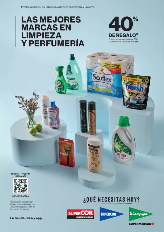 Catálogo Hipercor | Las Mejores Marcas En Limpieza Y Perfumería | 2026-01-07T00:00:00.000Z - 2026-01-28T00:00:00.000Z