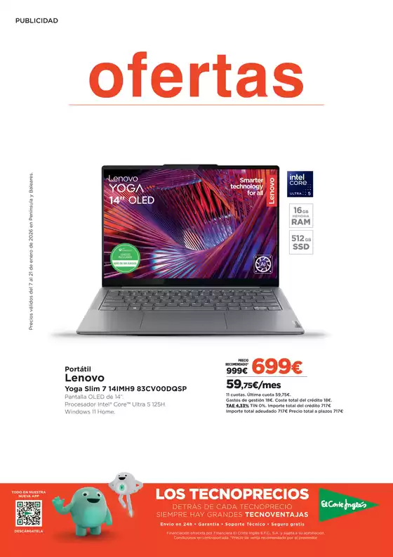 Catálogo El Corte Inglés en Almería | Los Tecnoprecios | 2026-01-07T00:00:00.000Z - 2026-01-21T00:00:00.000Z