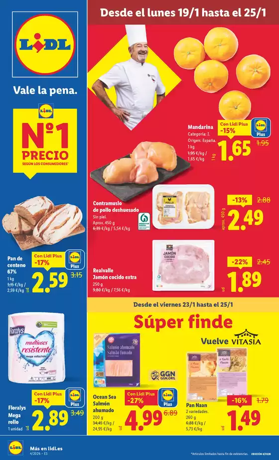 Catálogo Lidl en Ciudad Real | № 1 PRECIO - Ofertas válidas del 19/01 al 25/01 | 2026-01-19T00:00:00.000Z - 2026-01-25T00:00:00.000Z