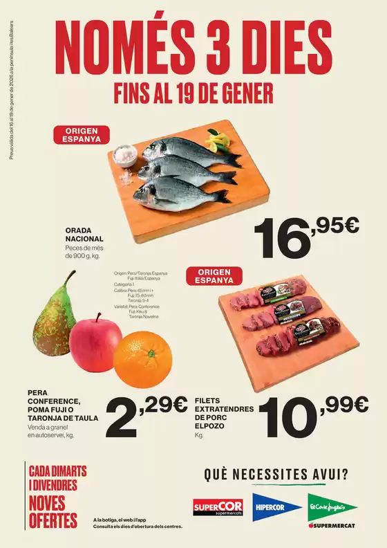 Catálogo El Corte Inglés en Montcada i Reixac | Només 3 Dies | 2026-01-16T00:00:00.000Z - 2026-01-19T00:00:00.000Z