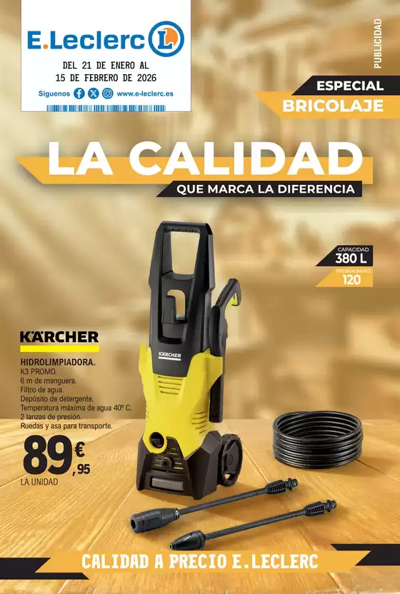 Catálogo E.Leclerc en Martorelles | Especial bricolaje | 2026-01-21T00:00:00.000Z - 2026-02-15T00:00:00.000Z