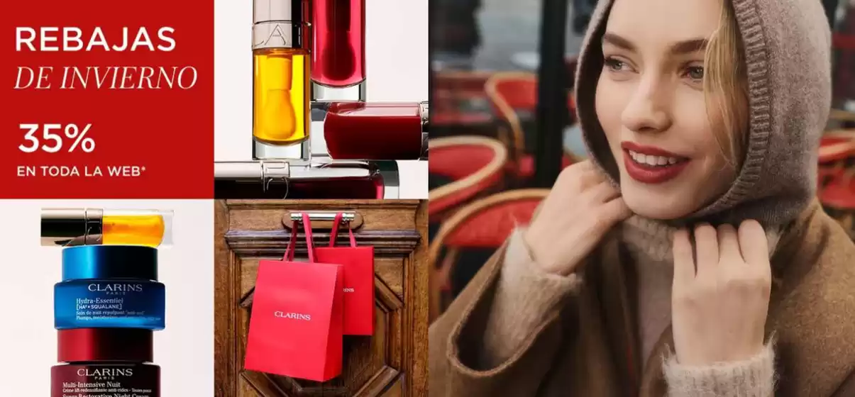 Catálogo Clarins | 35% En Toda La Web | 2026-01-16T00:00:00.000Z - 2026-01-22T00:00:00.000Z
