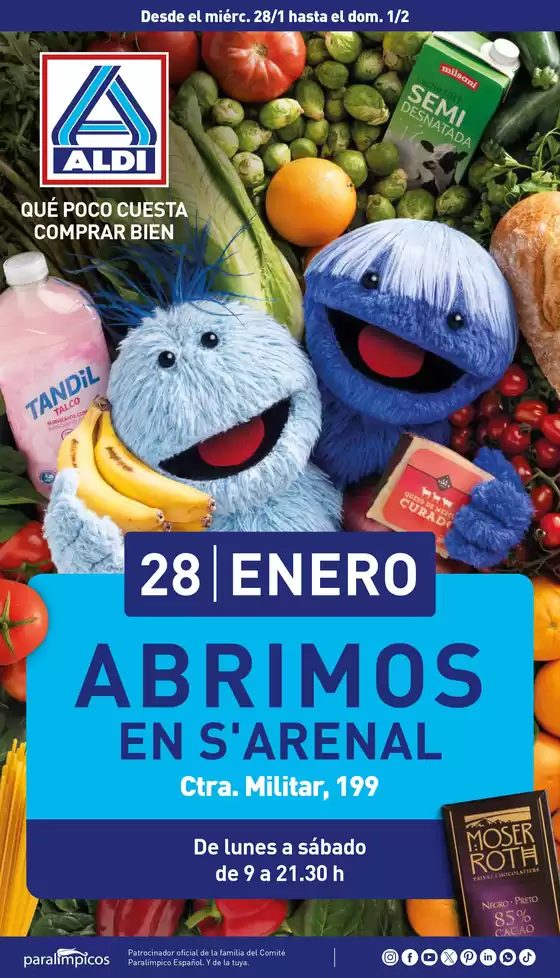 Catálogo ALDI en Martorelles | ¡Nuevo Aldi en S’arenal! | 2026-01-28T00:00:00.000Z - 2026-02-01T00:00:00.000Z