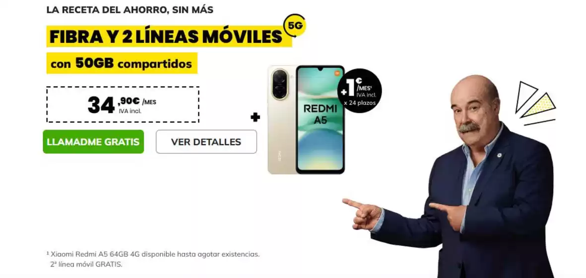 Catálogo MÁSmóvil en Puerto de la Cruz | Promoción  | 2026-01-19T00:00:00.000Z - 2026-02-01T00:00:00.000Z