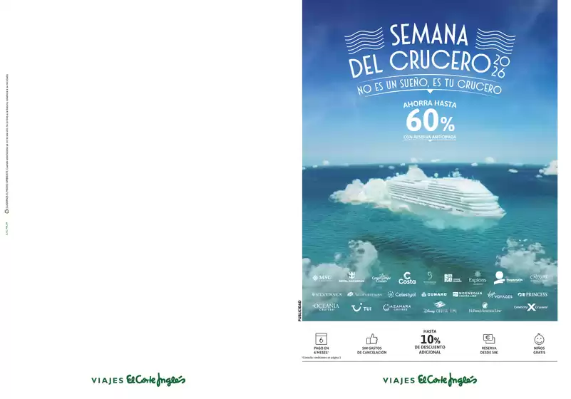 Catálogo Viajes El Corte Inglés en Granollers | Semana Del Crucero | 2026-01-19T00:00:00.000Z - 2026-03-10T00:00:00.000Z