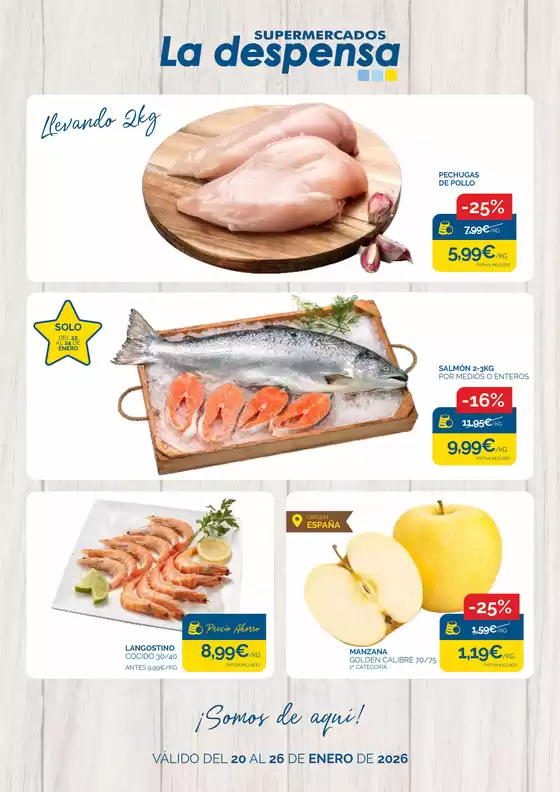 Catálogo Supermercados La Despensa en Sangüesa | Válido Del 20 Al 26 De Enero De 2026 | 2026-01-20T00:00:00.000Z - 2026-01-26T00:00:00.000Z