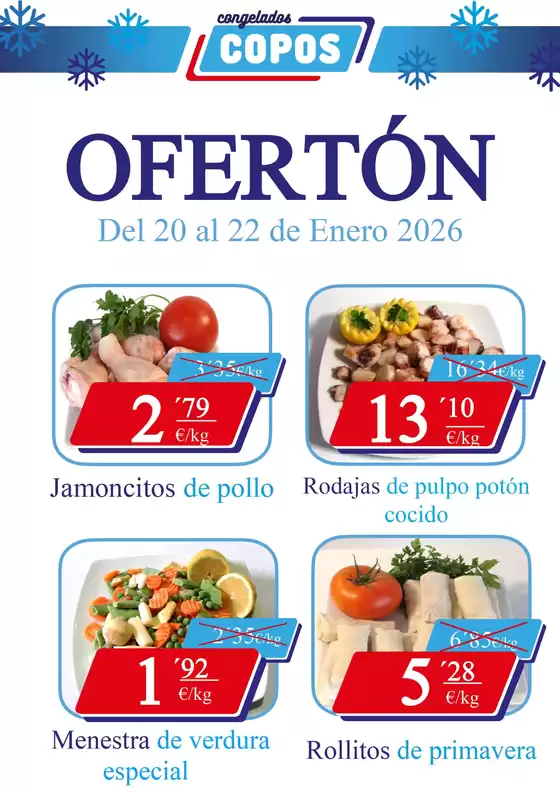 Catálogo Congelados Copos en Sangüesa | Ofertón | 2026-01-20T00:00:00.000Z - 2026-01-22T00:00:00.000Z