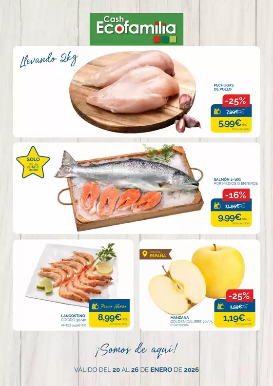 Catálogo Cash Ecofamilia en Sangüesa | Válido Del 20 Al 26 De Enero De 2026 | 2026-01-20T00:00:00.000Z - 2026-01-26T00:00:00.000Z