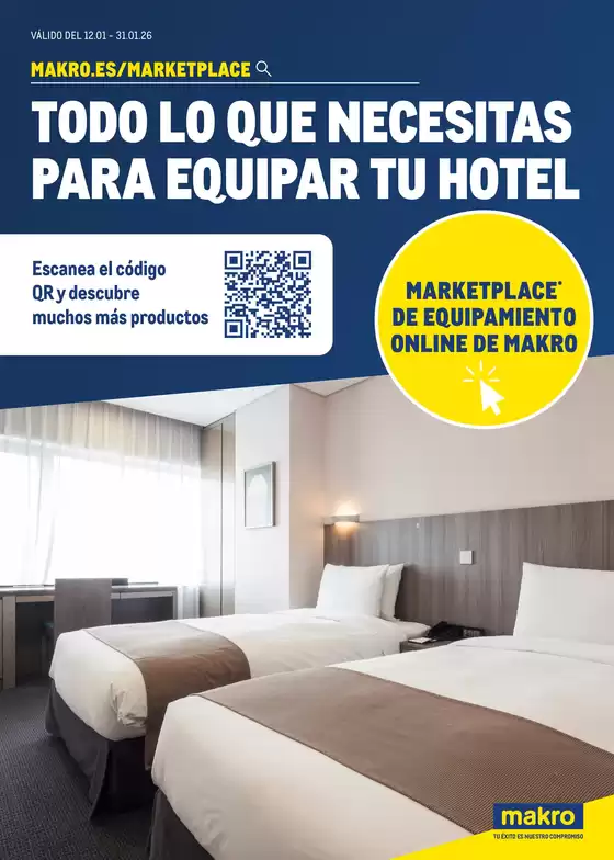Catálogo Makro en Gandia | Equipa tu hotel - Marketplace online | 2026-01-20T00:00:00.000Z - 2026-01-31T00:00:00.000Z
