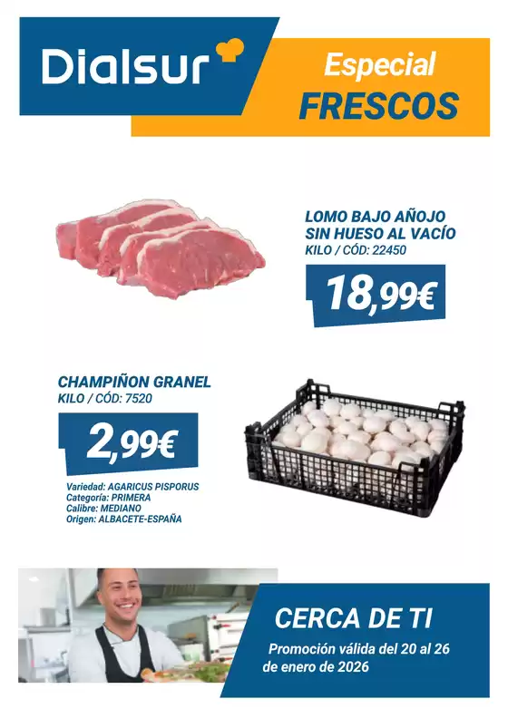 Catálogo Dialsur Cash & Carry en Ferrol | Especial Frescos | 2026-01-20T00:00:00.000Z - 2026-01-26T00:00:00.000Z