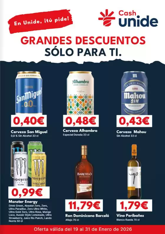Catálogo Cash Unide en Ferrol | Grandes Descuentos Sólo Para Ti | 2026-01-20T00:00:00.000Z - 2026-01-31T00:00:00.000Z