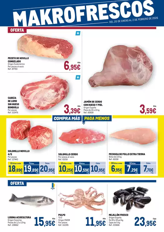 Catálogo Makro | Makro Fresco Canarias | 2026-01-21T00:00:00.000Z - 2026-02-02T00:00:00.000Z