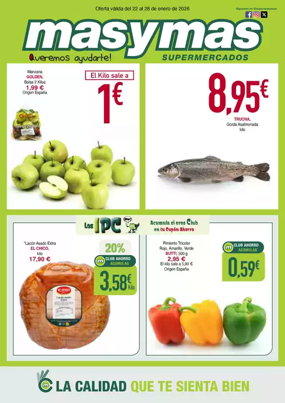 Catálogo Masymas | Oferta válida del 22 al 28 de enero de 2026 | 2026-01-22T00:00:00.000Z - 2026-01-28T00:00:00.000Z