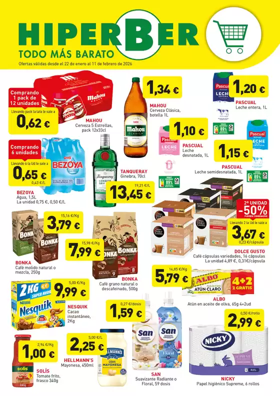 Catálogo Hiperber | Ofertas válidas desde el 22 de enero al 11 de febrero de 2026 | 2026-01-22T00:00:00.000Z - 2026-02-11T00:00:00.000Z