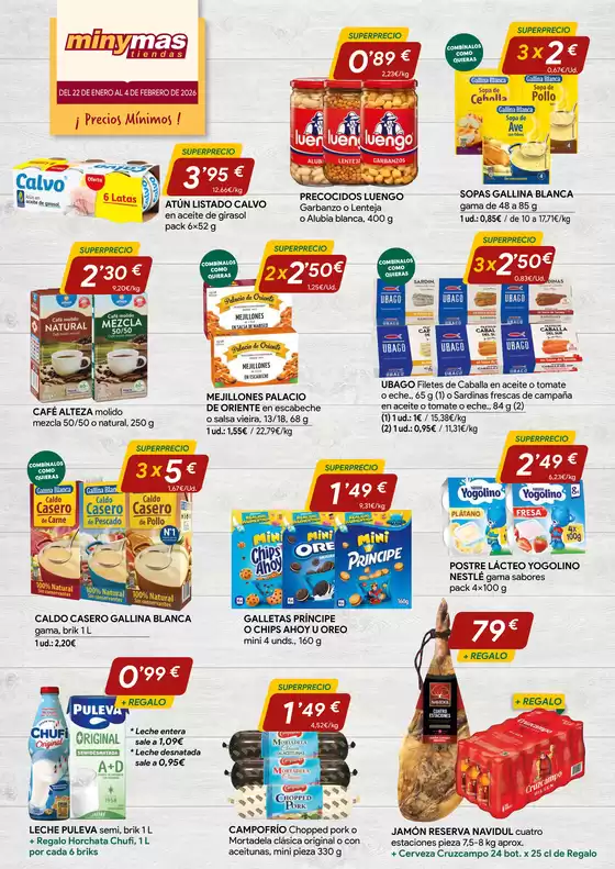 Catálogo minymas en Guriezo | Del 22 De Enero Al 4 De Febrero De 2026 | 2026-01-22T00:00:00.000Z - 2026-02-04T00:00:00.000Z