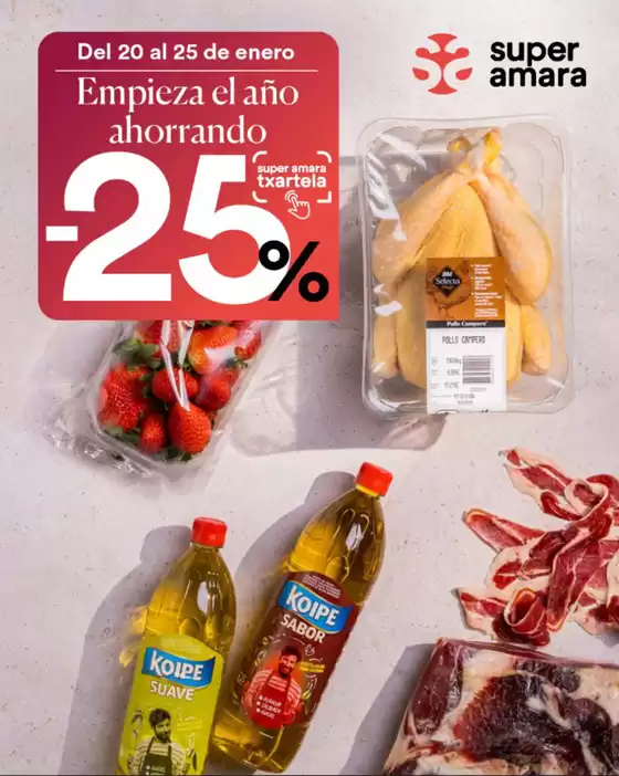 Catálogo SUPER AMARA en Guriezo | Del 20 al 25 de enero | 2026-01-22T00:00:00.000Z - 2026-01-25T00:00:00.000Z