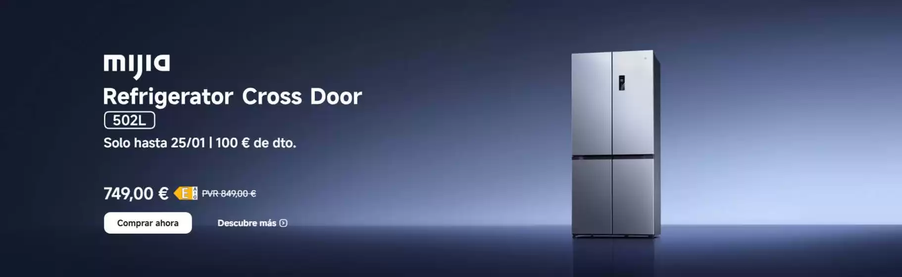 Catálogo Xiaomi en Salcedo | Refrigerator Cross Door | 2026-01-22T00:00:00.000Z - 2026-01-25T00:00:00.000Z