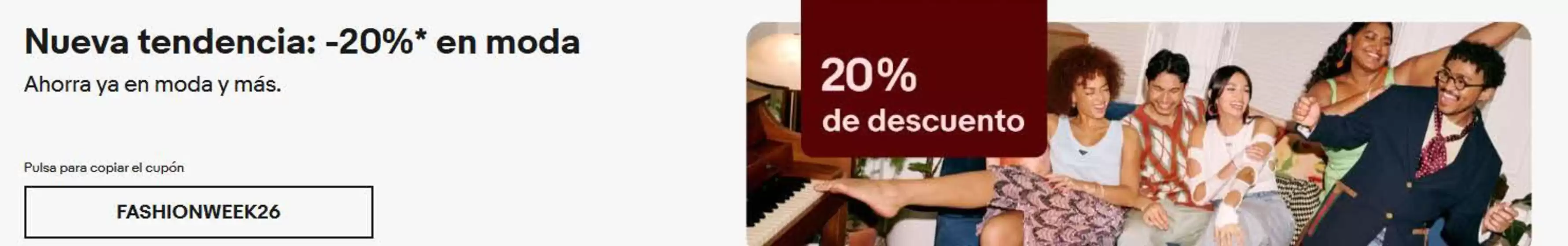 Catálogo eBay en Salcedo | Nueva tendencia: -20% en moda | 2026-01-22T00:00:00.000Z - 2026-02-04T00:00:00.000Z