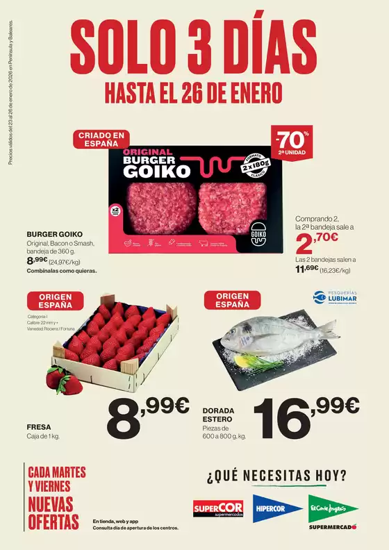 Catálogo El Corte Inglés en Pozo Cañada | Solo 3 Días | 2026-01-23T00:00:00.000Z - 2026-01-26T00:00:00.000Z