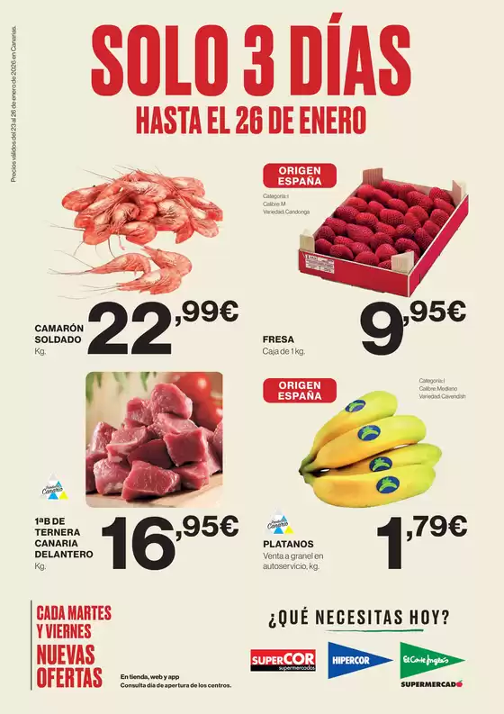 Catálogo Supercor en Pozo Cañada | Solo 3 Días | 2026-01-23T00:00:00.000Z - 2026-01-26T00:00:00.000Z