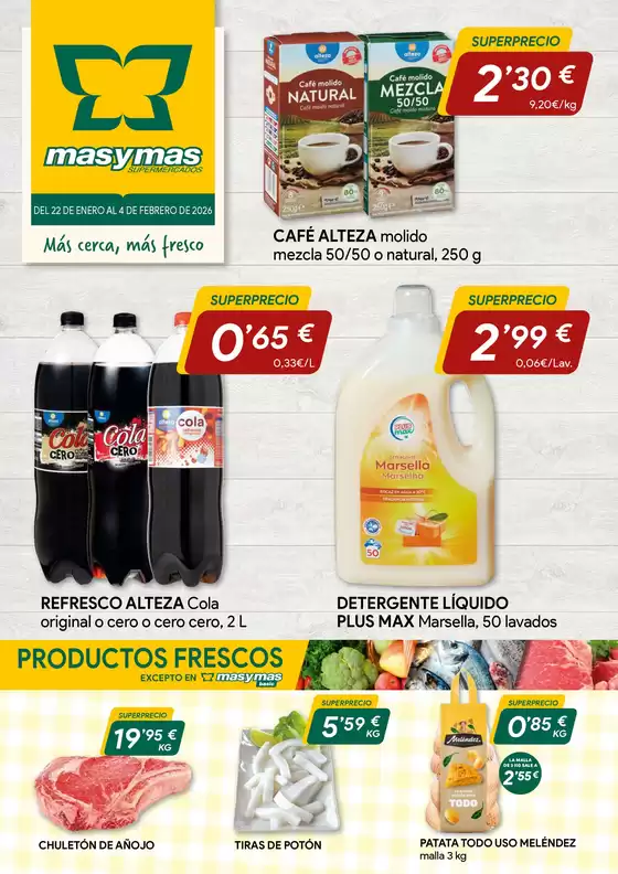 Catálogo Masymas en Rafelbuñol-Rafelbunyol | Del 22 De Enero Al 4 De Febrero De 2026 | 2026-01-23T00:00:00.000Z - 2026-02-04T00:00:00.000Z