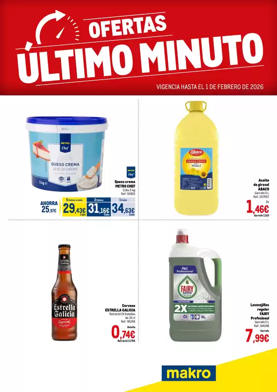 Catálogo Makro en Leganés | Ofertas Último Minuto Norte | 2026-01-23T00:00:00.000Z - 2026-02-01T00:00:00.000Z